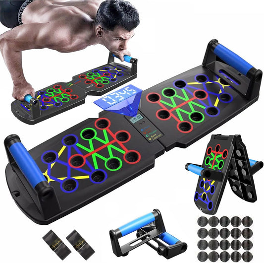 Push up Board Flessioni Attrezzi, Allenamento Palestra in Casa Home Gym, Attrezzi Palestra Casa Maniglie Push up Con Funzione Di Conteggio