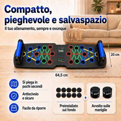 Push up Board Flessioni Attrezzi, Allenamento Palestra in Casa Home Gym, Attrezzi Palestra Casa Maniglie Push up Con Funzione Di Conteggio